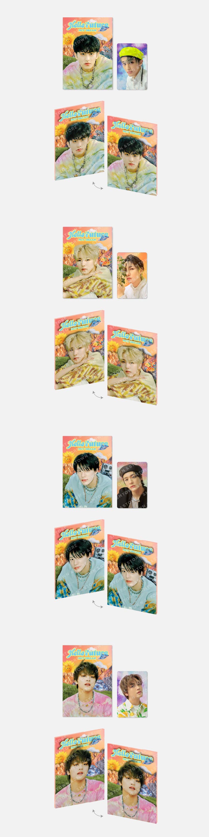 NCT DREAM Hello future トレカ　全種類セット NCT DREAM Hello Future Goods - 3D LENTICULAR CARD SET